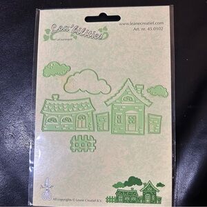 Lea'bilities cut & emboss dies: country house scene 8 pcs